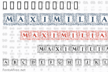 Maximilian Antiqua Initialen Font