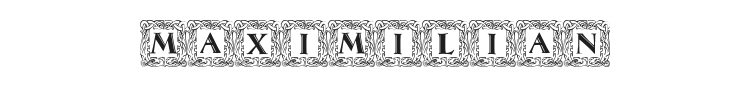 Maximilian Antiqua Initialen Font