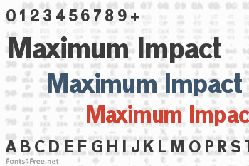 Maximum Impact Font