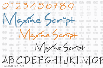 Maxine Script Font