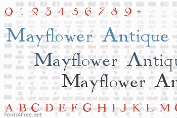 Mayflower Antique Font