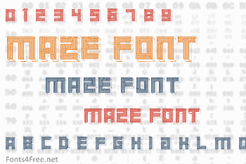 Maze Font