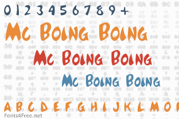 Mc Boing Boing Font