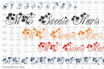 MC Sweetie Hearts Font