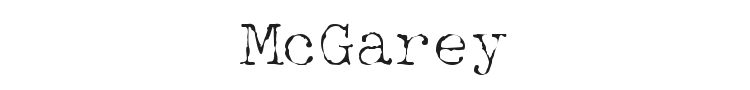 McGarey Font