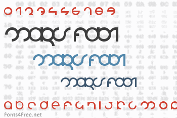 MDRS-FD01 Font