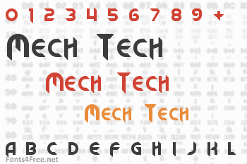 Mech Tech Font