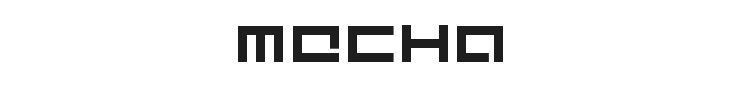 Mecha + Mechanic Font