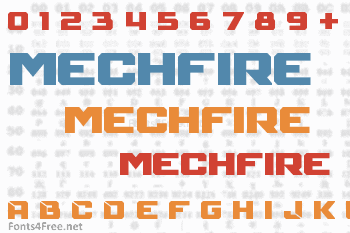 Mechfire Font