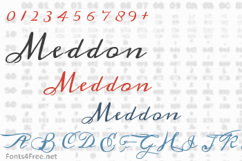 Meddon Font