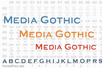 Media Gothic Font