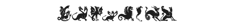 Mediaeval Bats Font Preview