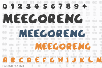 Meegoreng Font