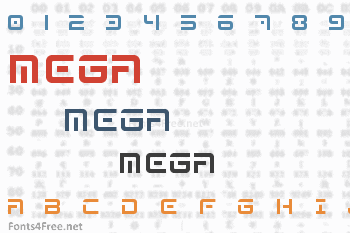 Mega  Font