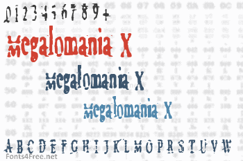 Megalomania X Font