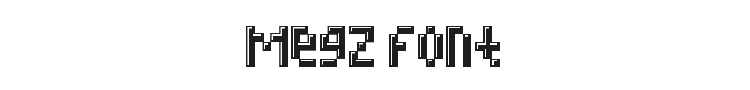 Megz Font Preview