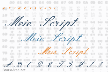 Meie Script Font