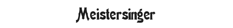 Meistersinger Shadow Font