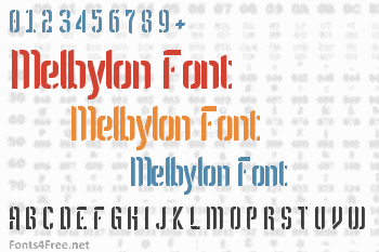 Melbylon Font