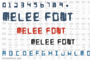 Melee Font
