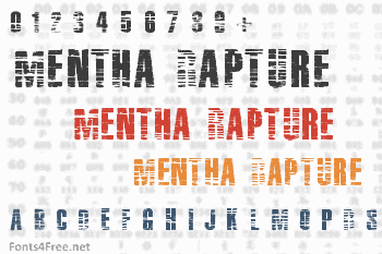 Mentha Rapture Font