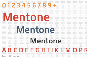 Mentone Font