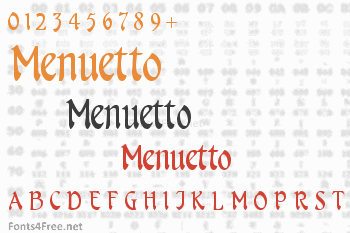 Menuetto Font