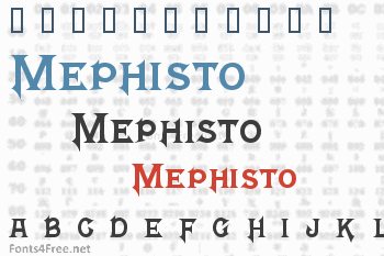 Mephisto Font