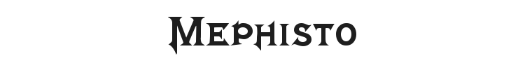 Mephisto Font