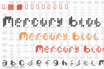Mercury Blob Font