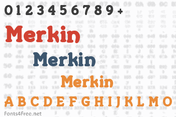 Merkin Font