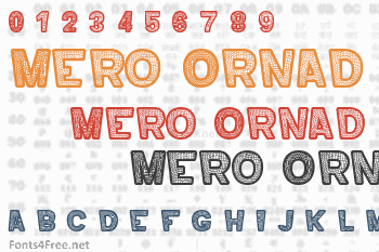 Mero Ornad Font