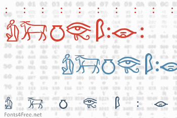 Meroitic Hieroglyphics Font