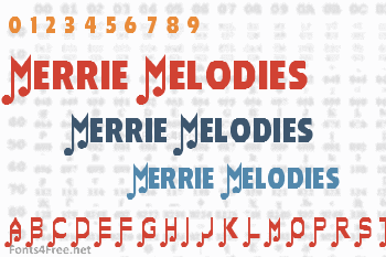 Merrie Melodies Font