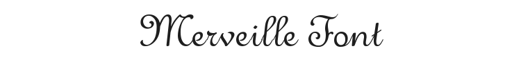 Merveille Font Preview