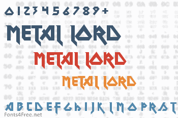 Metal Lord Font