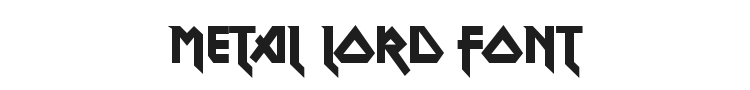 Metal Lord Font