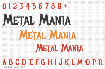 Metal Mania Font