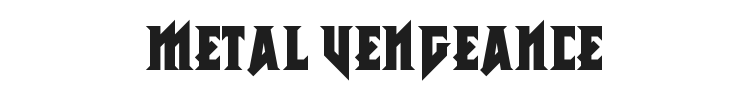Metal Vengeance Font Preview