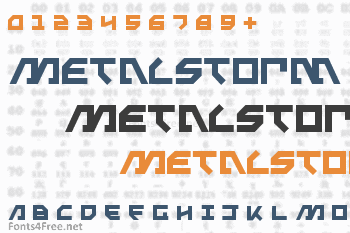 Metalstorm Font