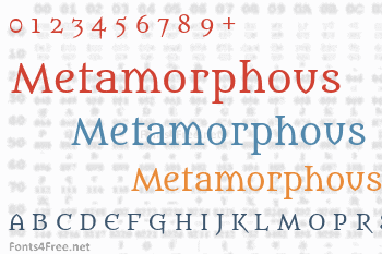 Metamorphous Font