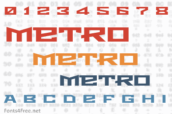 Metro Font