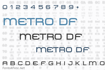 Metro DF Font