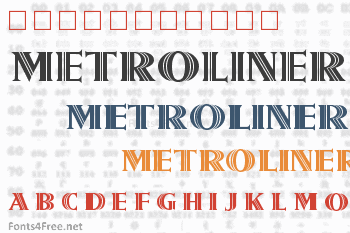 Metroliner Font