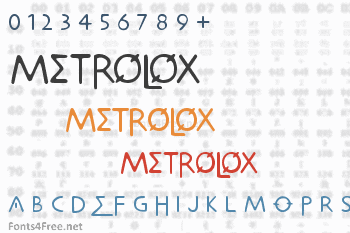 Metrolox Font