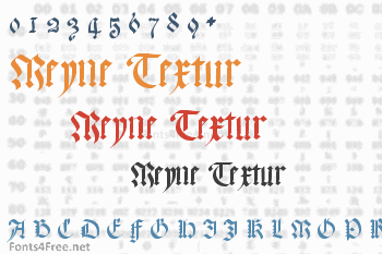 Meyne Textur Font