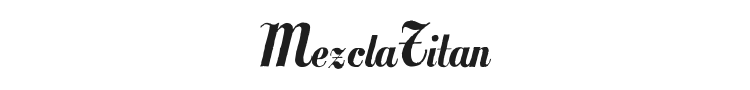 MezclaTitan Font