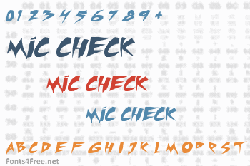 Mic Check Font