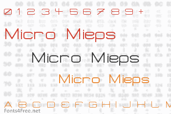 Micro Mieps Font