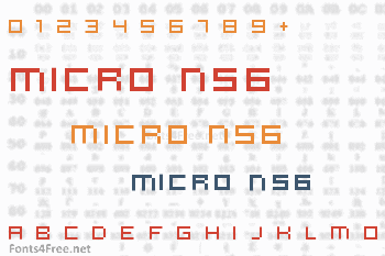 Micro N56 Font